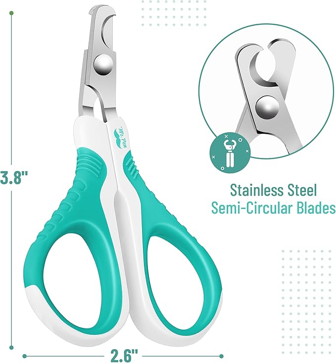 Mr. Pen- Cat Nail Clipper, Sky Blue Cat Nail Trimmer, Cat Nail Clippers, Cat Claw Clippers, Cat Clippers for Nails, Pet Nail Clippers, Kitten Nail Clipper, Small Dog Nail Clipper Cat Claw Trimmer-Mewly Pet