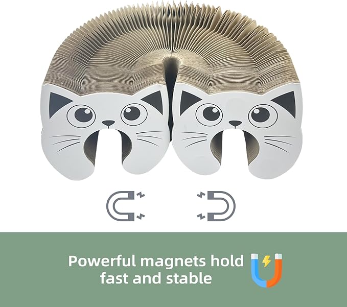 Magic Accordion Cat Scratching Board - Interactive Toy for Bored Indoor Cats, Fun & Durable Cat Toys 2Pack-Mewly Pet