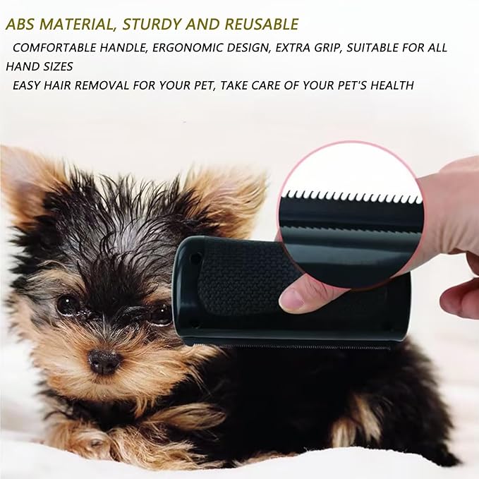 Deshedding Brush - Dog Brush for Shedding & Pet Hair Removal Tool, Double Sided Grooming Brush - Dog & Cat Grooming Supplies for Long Short Hair-Mewly Pet