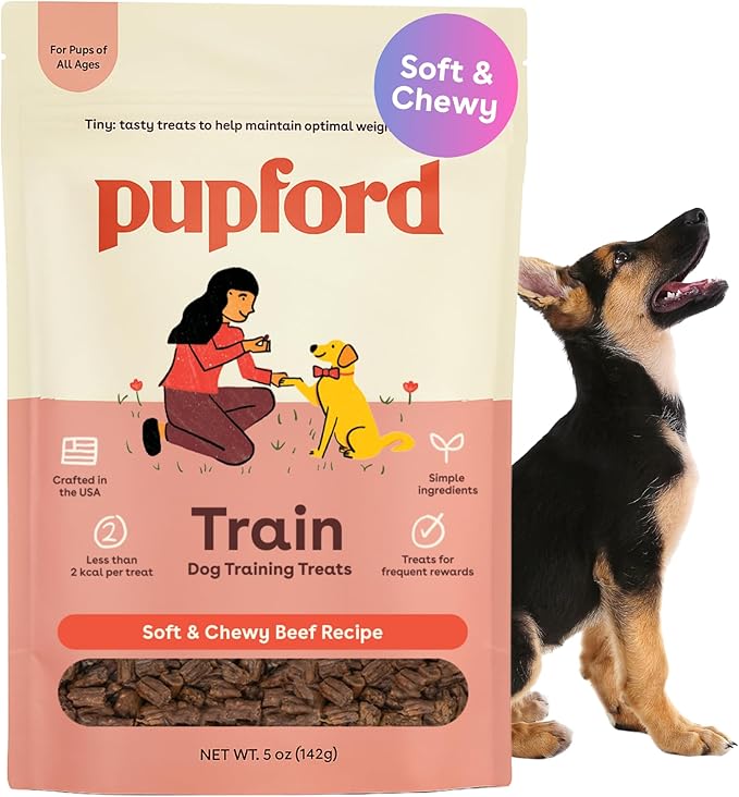 Pupford Soft & Chewy Training Treats for Dogs & Puppies (Beef, 5 oz)-Mewly Pet