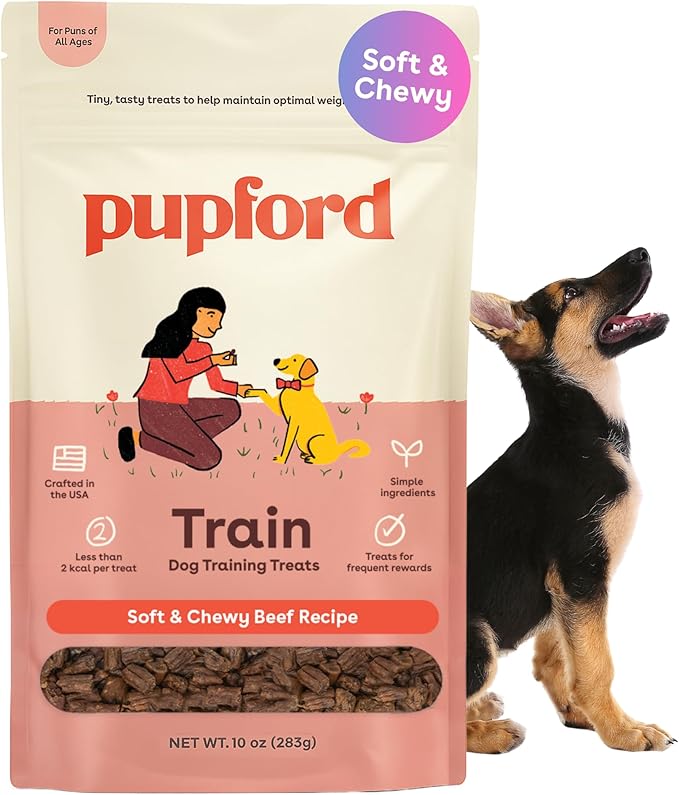 Pupford Soft & Chewy Training Treats for Dogs & Puppies (Beef, 10 oz)-Mewly Pet