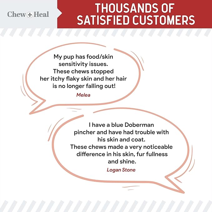 Omega for Dogs - 180 Delicious Soft Chews - Salmon Oil Treats for Skin and Coat, Itch Relief - Fish Oil Blend of Essential Fatty Acids, Omega 3, 6, and 9, and Vitamins - Smoked Bacon Flavor-Mewly Pet