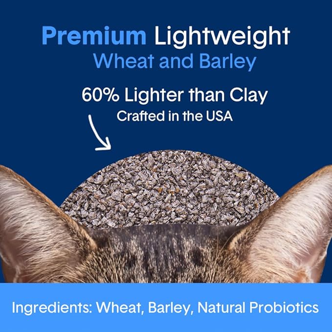 Boxie® Probiotic Cat Litter, Lightweight 40-Day Odor Control, Clumping, 11.5lb-Mewly Pet