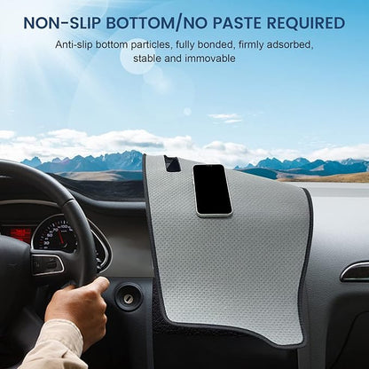 Dashboard Cover Mat Custom Fit for Ford Maverick 2022 2023 2024 2025 2026 (Hybrid)(XL, XLT, Lariat) Dash Cover Nonslip Dash Mat Protector Sunshade No Glare Black
