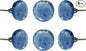 Perilla Home Set of 6 Crystal Knobs for Cabinet & Drawers Decorative Glass Knobs for Home Kitchen Cabinet Hardware Cupboard Glass Door Dresser Wardrobe and Drawer Pulls (Cola Water)