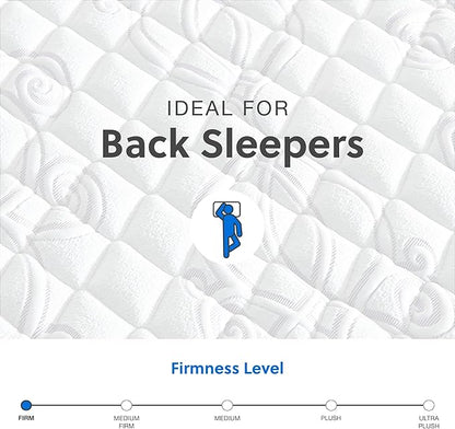 Signature Design by Ashley Full Size Limited Edition 11 inch Firm Hybrid Mattress with Lumbar Support Gel Memory Foam, Fiberglass Free, Mattress In A Box