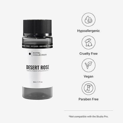 Hotel Collection Diffuser Oil - Desert Rose - Aromatherapy Essential Fragrance Oil - Floral Rose, Sweet Praline, Wood & Vetiver - 50mL 1.7 Fl oz