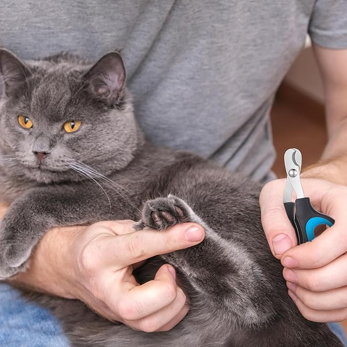 20 Pcs Cat Nail Clipper Bulk Kitten Claw Trimmer Pet Nail Cutter Claw Care for Cats, Kittens, Bunny, Puppy, Rabbit, Gatos, and More-Mewly Pet