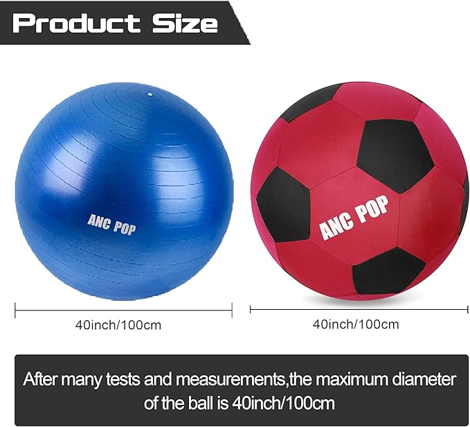 Herding Ball for Horse Ball & Cover 40" Large for Play Herding Ball Horse Toys for Horse (Red & Black)-Mewly Pet