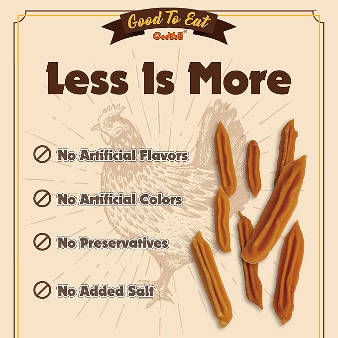 Gootoe Chicken Dog Treats – Chicken Sticks (Mini) 1.5 lb – All Natural, Grain-Free, Low Fat, Premium Training Chews, Healthy & Easily Digestible-Mewly Pet