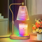 Dimmable Candle Warmer Lamp with RGB Mode & Timer, Electric Melting Lamps for Jar Candles, Wax Melt Warmers for Home Bedroom Decor (8 Colors LED Changing)