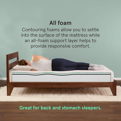 Kin By Tuft & Needle Firm 6" Full Adaptive Foam Mattress in a Box, Cooling Pressure Relief, Balanced Support, 100 Night Trial, Fiberglass-Free, CertiPUR-US, 10-Year Limited Warranty