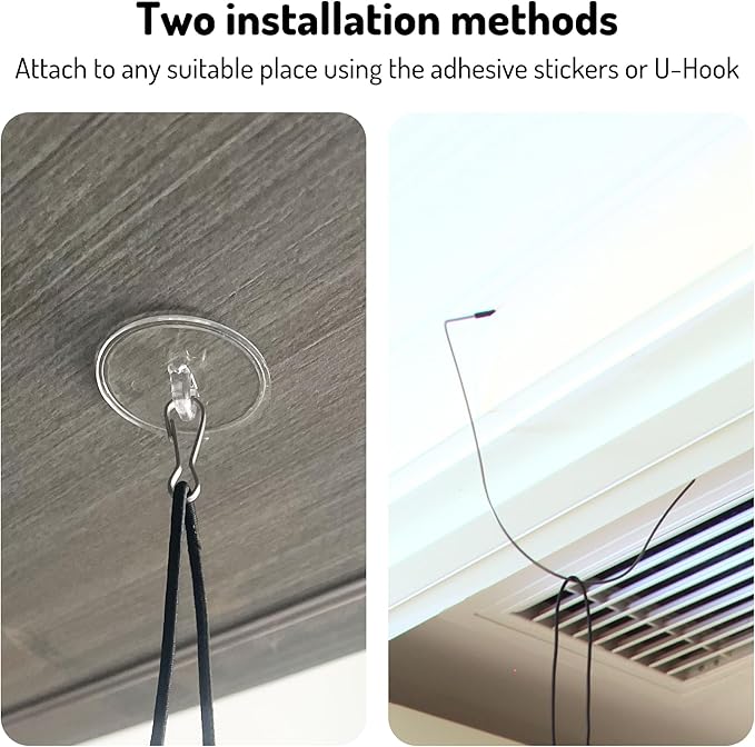 Hanging cat Toys mice with Squeaky Sound 3PCS, Retractable Teaser Toy, Interactive cat Toys for Indoor Bored Kitten Self Play Chase Exercise, Mental Physical Stimulation for All Breeds-Mewly Pet