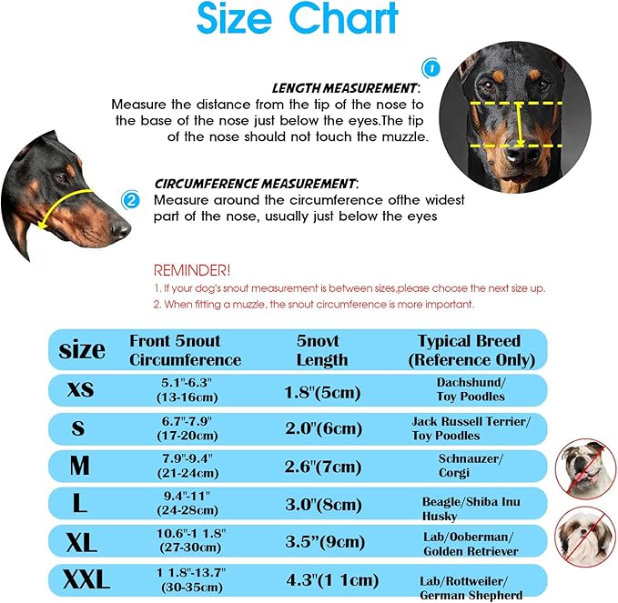 Dog Muzzle, Mesh Soft Muzzle for Small Medium Large Sized Dogs, Breathable Adjustable Puppy Muzzles for Scavenging Biting Licking and Chewing, Allows Panting and Drinking (Reflective Mesh, M)-Mewly Pet