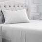 Mellanni Twin Sheets Set - 3 PC Iconic Collection Bedding - Hotel Luxury, Extra Soft, Cooling Bed Sheets - Wrinkle, Fade, Stain Resistant (Twin, Striped White)