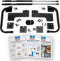 Queen Size DIY Murphy Bed Hardware Kit – Horizontal Wall bed for Space-Saving -Budget-Friendly DIY Setup -Made in USA-Hide Away Design with Horizontal Murphy Bed Queen - Bed Lift Mechanism - Pull Down