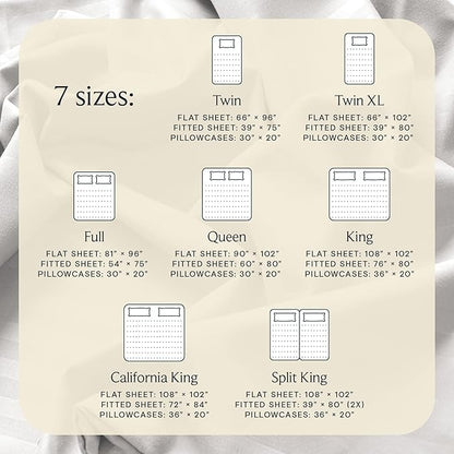LuxClub 4 PC King Size Sheet Set Bed Sheets Deep Pockets Wrinkle Free Cooling Bed Sheets Machine Washable Hotel Bedding Silky Soft - White King