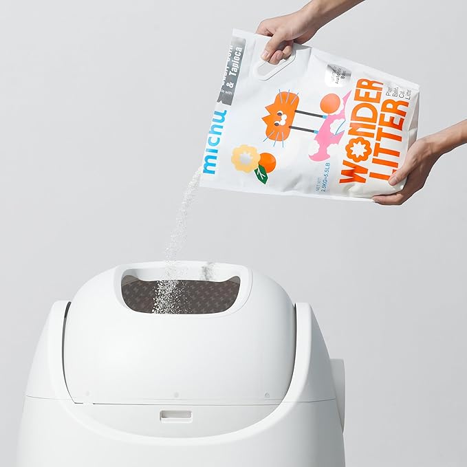 Tofu Cat Litter Natural Clumping Tofu Cat Litter 5.5lb/88oz 5 Scents (Peach + Wonder Litter, 2 Pack)-Mewly Pet