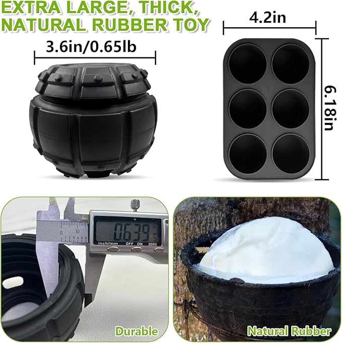 Yipetor Power Chewer Dog Toys - Long-Lasting, Easy to Clean, Treat Dispensing Puzzle Toys for Small Dogs (Summer Medium)-Mewly Pet