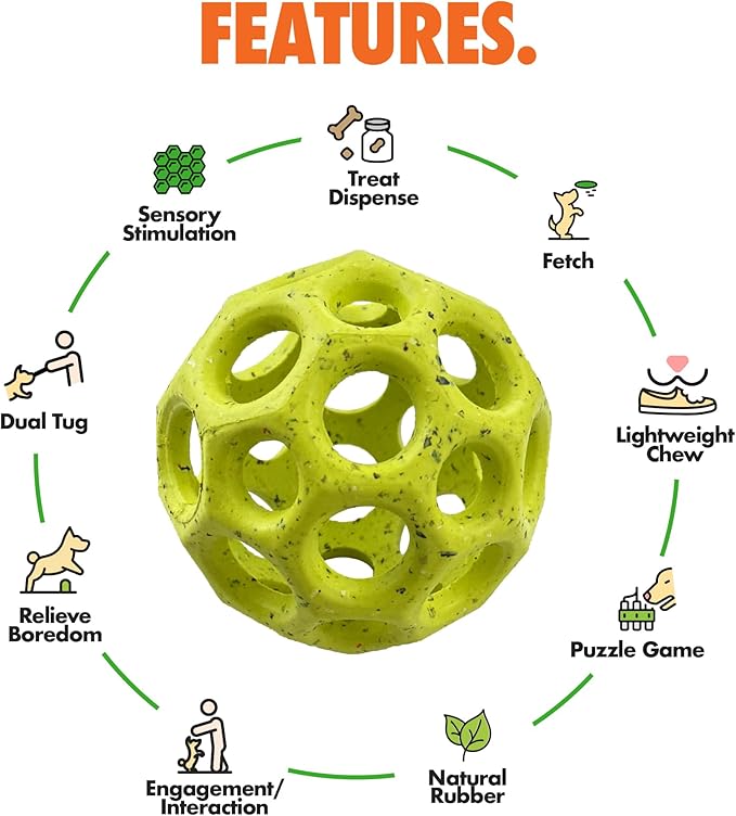 Max Fusion with Nike Grind, Arlee Helix Dog Toy, Chew Toy for Play, Fetch, Tug, S-Mewly Pet