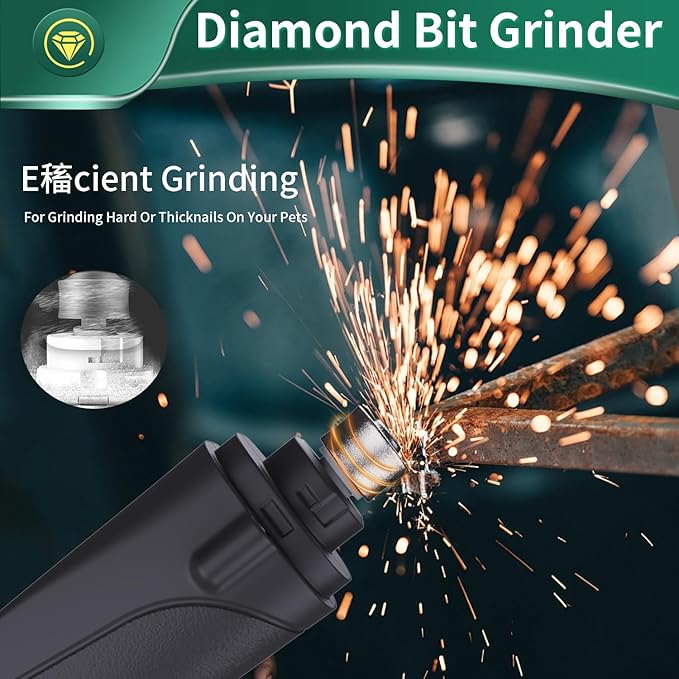 2-in-1 Dog Nail Clippers & Cat Nail Clippers Trimmers for Large Medium Small Dogs Cats Claw Trimmer Quick Sensor and Safety Guard USB Rechargeable with 2 LED Lights Dogs Nail Trimmer-Mewly Pet