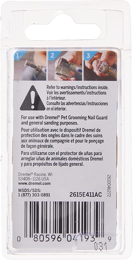 Dremel SD60-PGK EZ Lock Pet Nail Grooming Sanding Discs-Mewly Pet