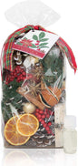 ANDALUCA Holiday Memories Potpourri | Made in California | Large 20 oz Bag + Fragrance Vial | Scents of Orange Zest, Sparkling Cassis and Clove