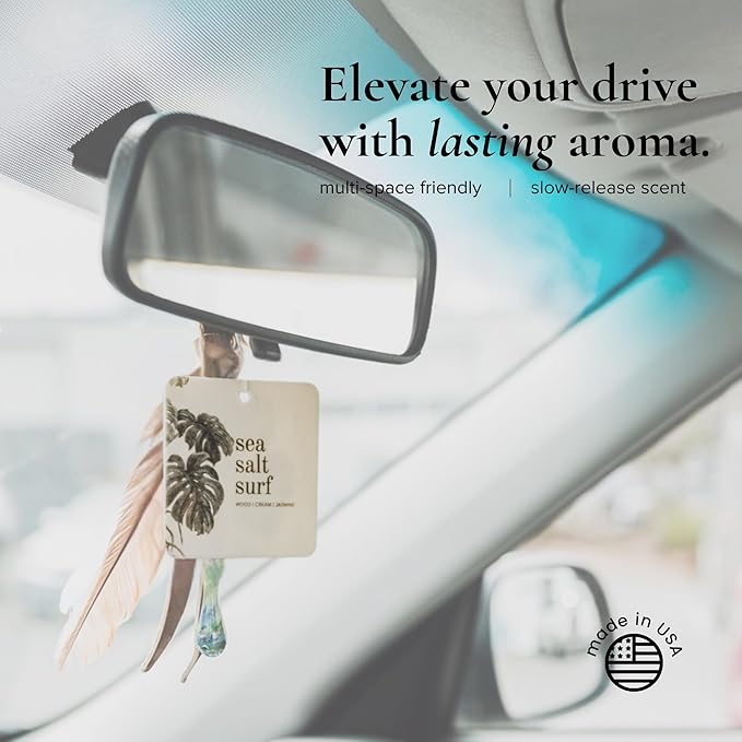 Sea Salt Surf Car Air Freshener, 4 Pack-Mewly Pet