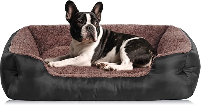 Dog Beds for Small Dogs, Soft Breathable Pet Bed Machine Washable, Small Dog Bed with Non-Slip Bottom-Mewly Pet