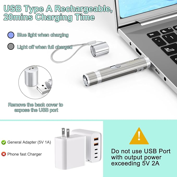 TBTeek Cat Toy, USB Rechargeable Interactive Kitten Toy, 7 Light Modes & Adjustable Patterns, Portable Pet Cat Mouse Toy for Fun Chase Play Exercise (2 Pack)-Mewly Pet