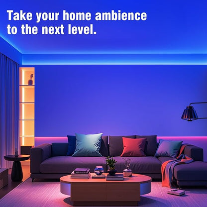 VOLIVO 400ft Led Strip Lights for Bedroom, Color Changing Led Light Strips Kit with 24 Keys IR Remote and Smart App Control, RGB Music Sync Lighting for Room, Home Decor