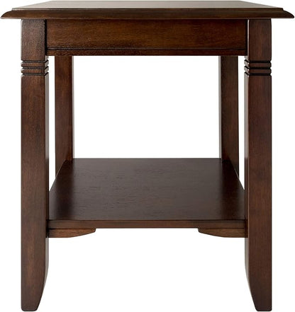 Winsome Nolan End Table, for Living Room, Bedroom, Cappuccino