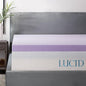 LUCID 3 Inch Lavender Infused Memory Foam Mattress Topper, Twin XL Size – Ventilated Design – Pressure Relieving Bed Topper - Mattress Pad – CertiPur Certified