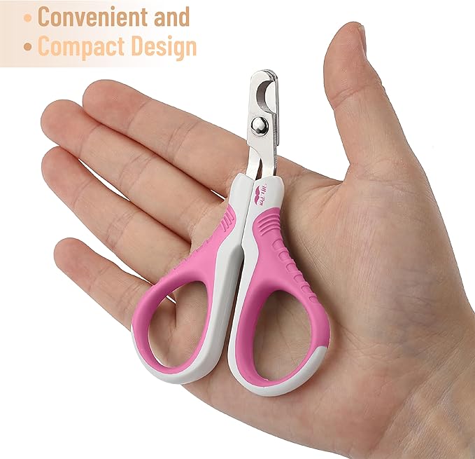 Mr. Pen Cat Nail Trimmer - Pink, Cat & Dog Nail Clippers, Kitten & Small Dog Claw Trimmer-Mewly Pet