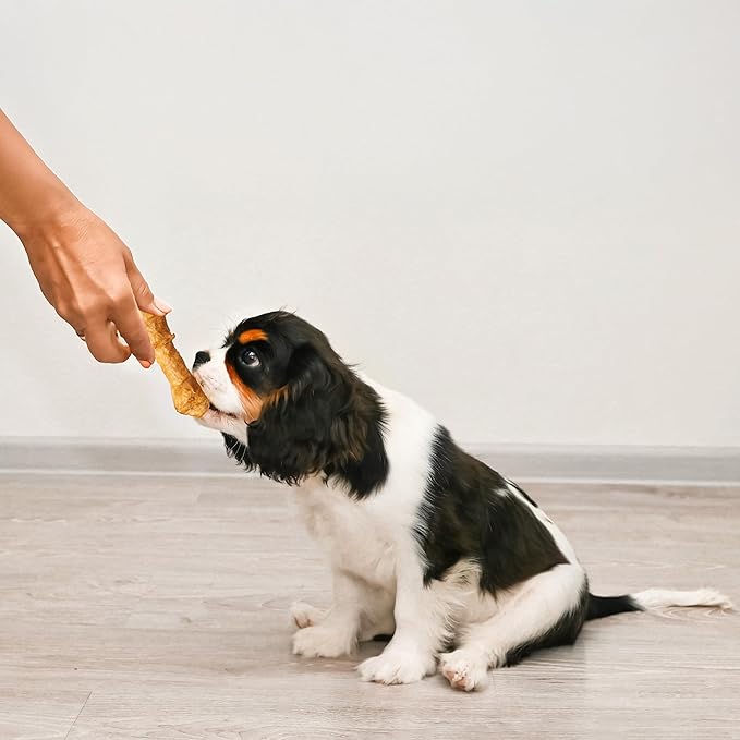 Fieldcrest Farms Nothin' to Hide 3 inch Ultra Knotted Bone Treats - Natural Rawhide Alternative Treats for Dogs, Collagen Based Snack for Heavy Chewers up to 15lbs - Beef Flavor, 12 Pack