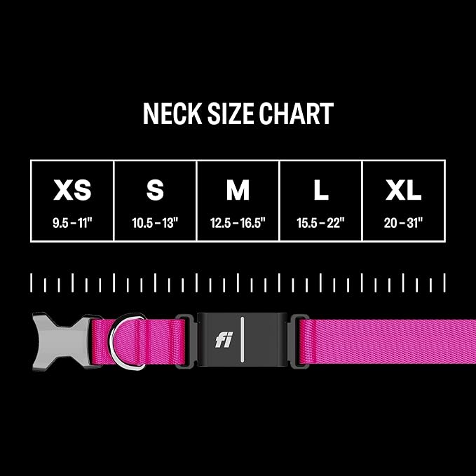 New Fi Series 3+ Smart Dog Tracker Collar – AI GPS for Dogs, Health & Behavior Monitor, Virtual Fence, Escape Alerts, Waterproof, Apple Watch Compatible 12Mo Membership Included-Mewly Pet