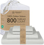 Threadmill Luxury 800 Thread Count Full Size 100% Cotton Sheets - Light Grey Sateen Weave Bed-Sheets, Better Than Egyptian Cotton, 4 Pc Solid Bed Set, Fits 16" Deep Pocket