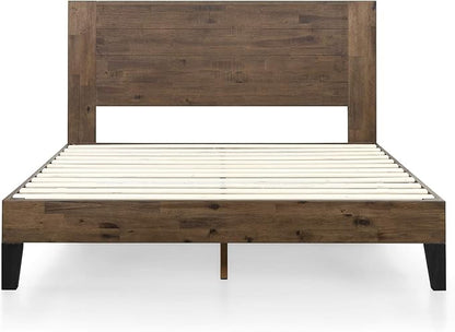 ZINUS Tonja Wood Platform Bed Frame with Headboard, Mattress Foundation with Wooden Slat Support, No Box Spring Needed, Easy Assembly, Full