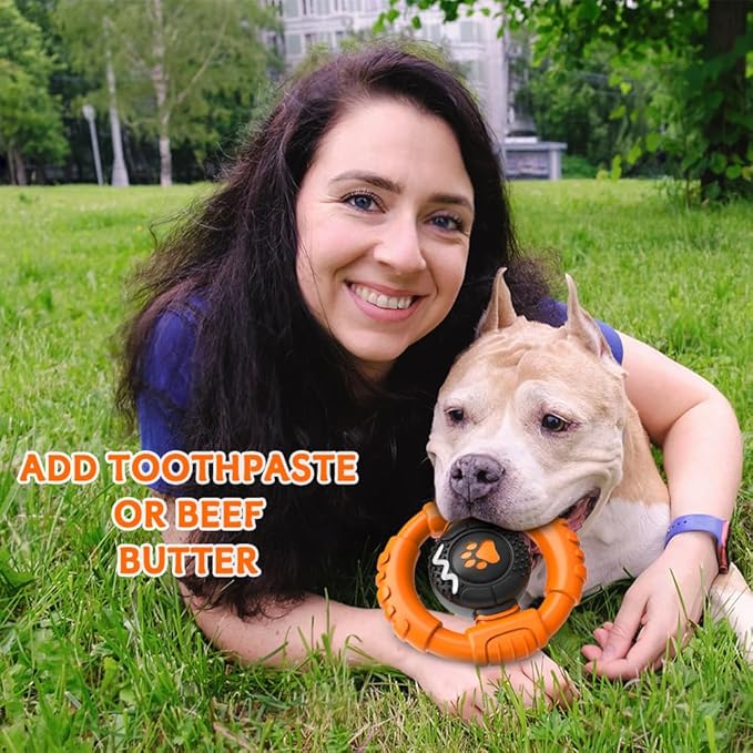 Dog Toys for Aggressive Chewers Large Medium Small Breed Indestructible Durable Tough Squeaky Dog Chew Toys to Keep Them Busy Nylon Rubber Interactive Dog Toys-Mewly Pet