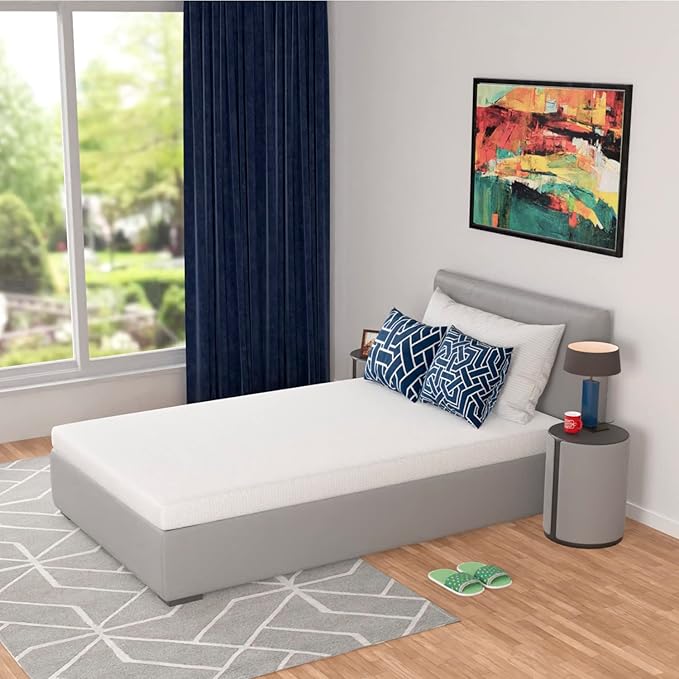 PayLessHere | Twin Mattress | 5 Inch | Green Tea Gel Memory Foam | Medium Firm Feel | Bed-in-a-Box | CertiPUR-US Certified | Fiberglass Free | Cooling & Breathable | Pressure Relief