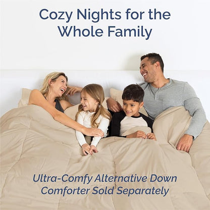 King Sheets Set 6 Piece - Bed Sheets King Size - Soft Hotel Luxury Bedding - Cooling, Comfy & Breathable - 1 Flat & 1 Fitted & 4 Pillowcases with Deep Pockets - Wrinkle Resistant & Fade Free - Cream