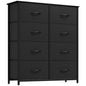 YITAHOME Fabric Dresser with 8 Drawers, Tall Dresser with Fabric Bins, Storage Tower Unit, Chest of Drawers for Living Room, Hallway