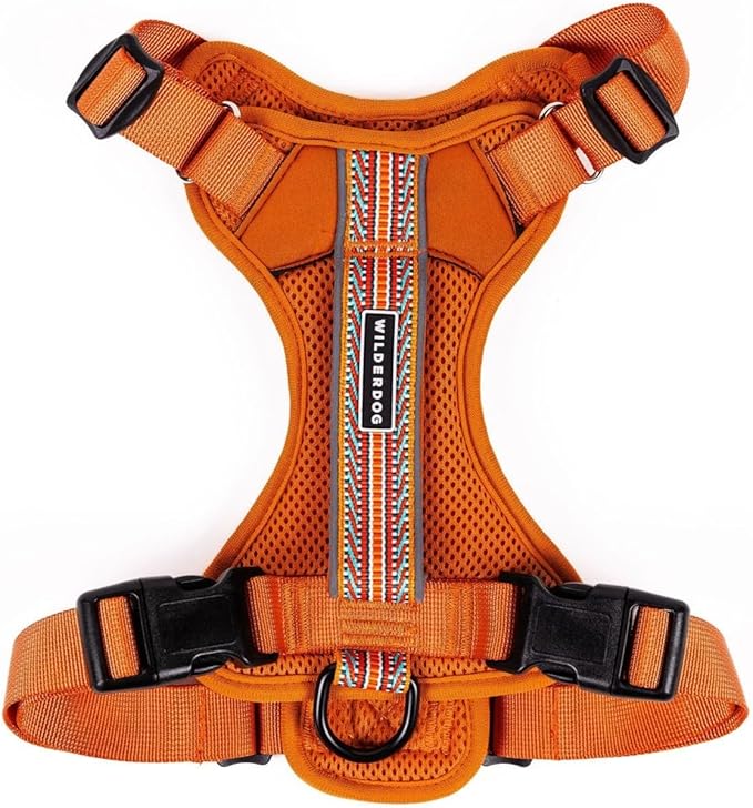 Wilderdog Lightweight Dog Harness with Reflective Straps - Medium - Sienna-Mewly Pet