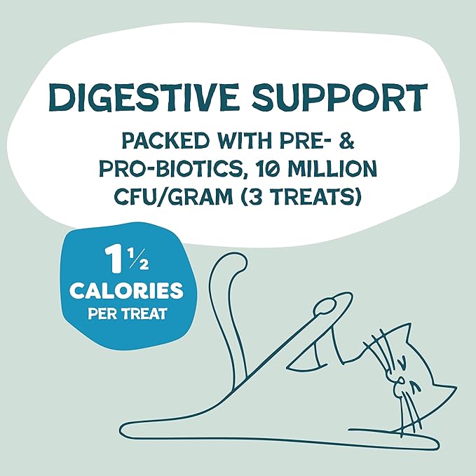 Shameless Pets Crunchy Cat Treats - Catnip Treats for Cats with Digestive Support, Kitten Treats with Real Ingredients, Natural & Healthy Flavored Feline Snacks - Catnip N Chill Tuna, 12 oz-Mewly Pet