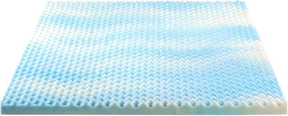ZINUS 2 Inch Swirl Gel Cooling Memory Foam Mattress Topper, Smaller, More Convenient WonderBox Packaging, Cooling, Airflow Design, CertiPUR-US Certified, Queen