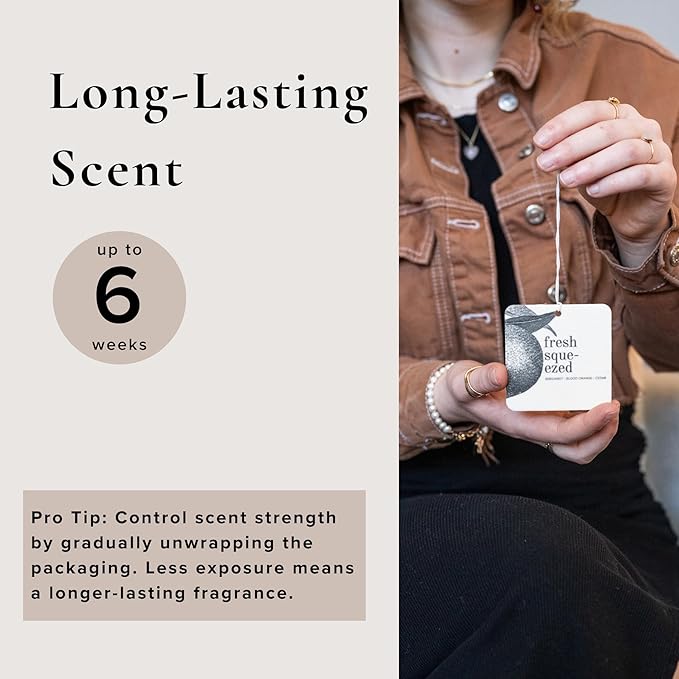 Fresh Squeezed Car Air Freshener - 4 Pack-Mewly Pet