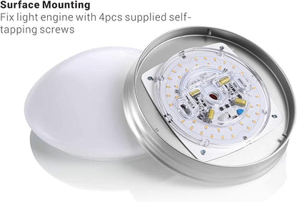Legental 3" LED Light Engine - 4.04" Overall Size, 10W 850LM, 5000K Daylight, Dimmable Retrofit Module for Ceiling Lights, Ceiling Fans, Pendants, Lanterns, Garden Fixtures, UL/ES/JA8 Certified