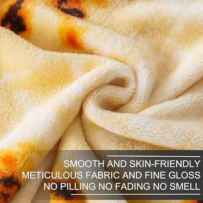 Burritos Tortilla Blanket Twin Size- Premium Lightweight Anti-Static Tortilla Throw Soft Couth Sofa Cozy Warm Flannel Taco Blanket Plush Gift for Daughter Mom, Bedroom Decor 66" x 90"(Burritos Twin)