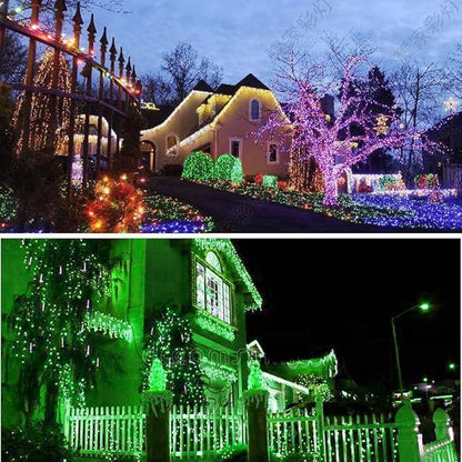 String Lights,LED Copper Wire Lights, Each Set 33ft/10M 100LEDs and 2 Remote Control.AA Battery Powered,Decor Rope Lights for Holiday,Wedding, Parties.(Green)