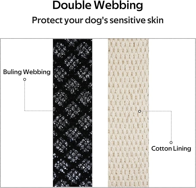 Dog Collar with Waterproof AirTag Holder & Anti-Lost QR Code, Cute Bling Warpping Adjustable Width for Small Medium Large Pet (Black, M)-Mewly Pet